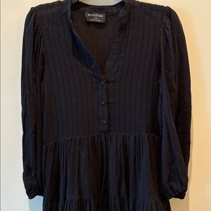 MINKPINK Black Textured Dress